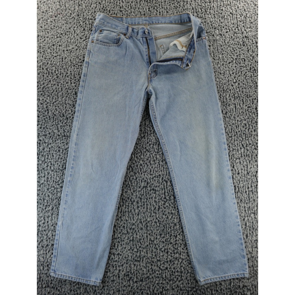 Levi's 550 Light Wash Denim Straight Leg Zipper Fly Casual Everyday Size 34x32